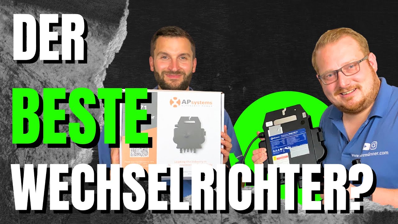 Der beste Balkonkraftwerk Wechselrichter?  APSystems EZ1-M im Test & App-Einrichtung  