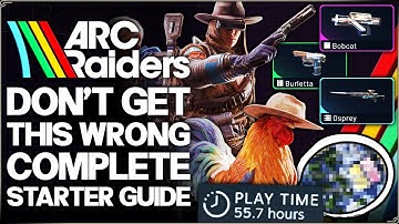 Arc Raiders - Ultimate Starter Guide & 19 IMPORTANT Tips - Best Early Skill Tree, Gear, Loot & More!