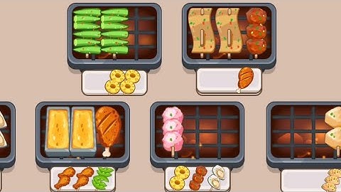 Skewer Jam Foor Sort Levels 1 2 3 4 5 Gameplay Walkthrough