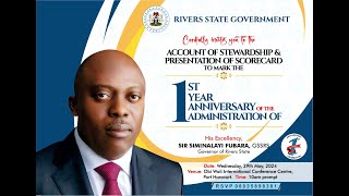 [LIVE] RIVERS STATE: 1ST YEAR ANNIVERSARY OF GOV. SIMINALAYI FUBARA