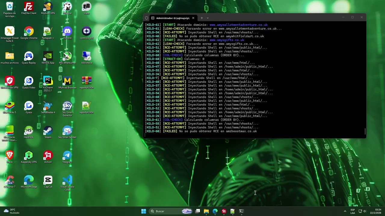 SH3LL0NC0RPVIP Web Exploitation Suite sql lif rif exploit