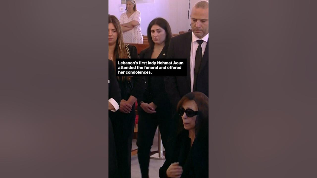 Renowned Lebanese singer Fairuz attends son Ziad Rahbani's funeral