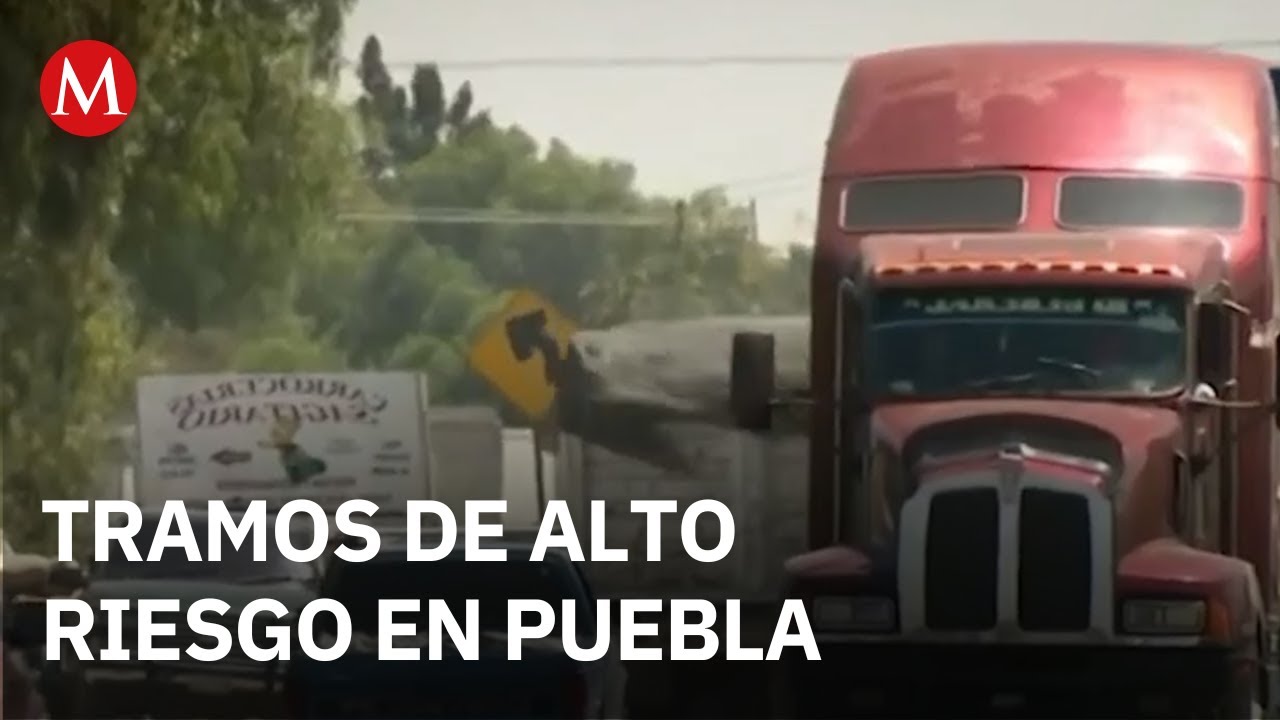 En Puebla buscan frenar robos a transportes de carga - YouTube