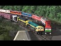 Trains Crossing Each Other At Indias Famous Diamond Crossing | WDG4D Towing All Electric Locomotives