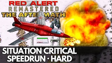 Red Alert Remastered Aftermath - Soviet Mission 8 - Speedrun (Hard) - Situation Critical