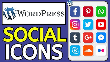 How to Add Social Media Icons to WordPress (2024) - Full Guide