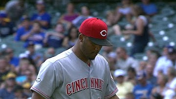 CIN@MIL: Sampson strikes out Broxton to end the 3rd