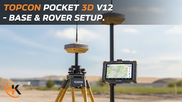 Topcon Pocket 3D V12 - How to do a Base & Rover Setup