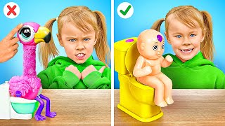 INCREDIBLE RICH VS POOR PARENTING HACKS || Must Have Gadgets & Crafts for Smart Parents by 123 GO!