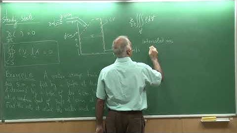 Lecture_08_PartA: Mass Balance-Integral Approach (Fluid Mechanics and Rate Procs by Sanjay Mittal)