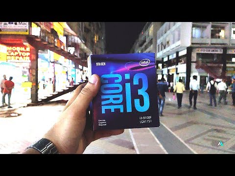 Intel Core i3 9100f REVIEW and UNBOXING w/ BenchMarks + GAMEPLAY!