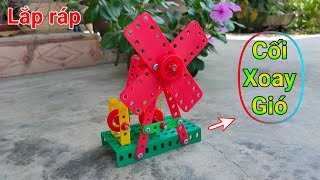 Lắp ghép mô hình con quay gió screenshot 4