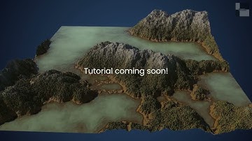Procedural Landscape and Sea in Blender 3D - Tutorial Coming Soon!