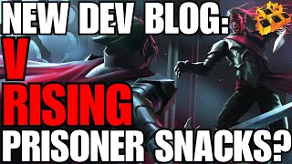 V Rising Dev Blog 12!! Eat Your Prisoners!? Castle Creation!! New Video!! Dropping On Steam Soon!!
