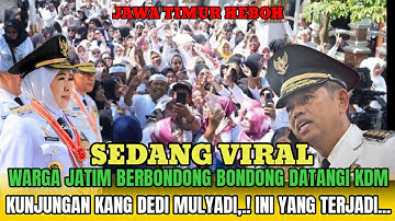 GEGER MEMANAS‼️KDM KUNJUNGI JAWA TIMUR DI GERUDOK RIBUAN WARGA JAWA TIMUR,. INI YANG TEEJADI,..!!