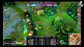 OGN LOL Champions Spring 2013 :: Round of 12 :: CJ Blaze vs. SKT T1 #2 (English)