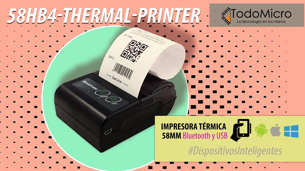 Impresora Termica Xprinter 58mm Bluetooth - Lycaios POS