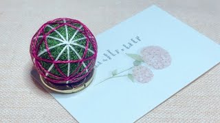 DIYღ~ღ TEMARI BALL STEP ② (10-COMBINATION DIVISION) 手鞠球第②步▶分球 - 组合10◀ 环の手作日记✿