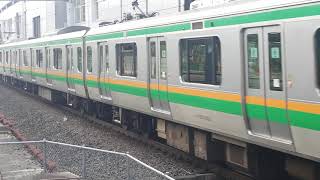 E233系3000番台横コツE-62編成+横コツE-03編成横浜駅高速進入