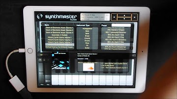 SynthMaster Player, Historic Synth Giants Volume 4, iPad Demo