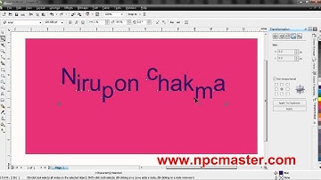 4 Using the Shape tool in CorelDraw X4  Sinhala HD