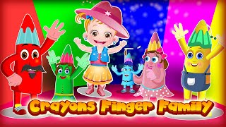 Crayons Finger Family - The Best Nursery Rhymes and Songs for Kids screenshot 1