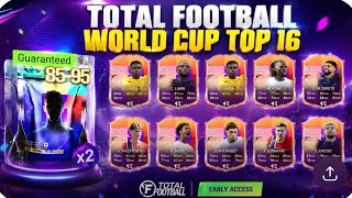 Total Football Mobile - Unlock World Cup top 16 Packages 🔥🔥 #totalfootball 