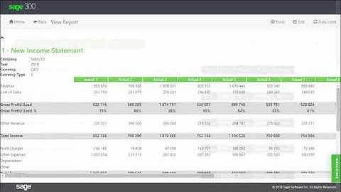 Sage 300 Cloud Creating Reports Quickly