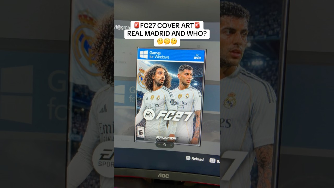 LEAKED FC27 COVER ART🚨 REAL MADRID AND WHO?!👀🤔 #fifa #fc26 #eafc #fc27 #ultimateteam #shorts