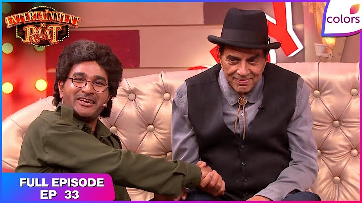Entertainment Ki Raat | Full Ep. 33 | Dharmendra's swagger, retro style! | Colors TV