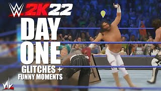 nL Highlights - WWE 2K22 DAY ONE HIGHLIGHTS! [Glitches & Funny Moments]