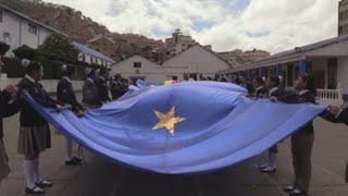 Bolivia sews 70-kilometer flag with world record ambitions screenshot 5