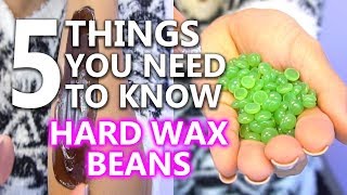 5 THINGS  YOU NEED TO KNOW ABOUT HARD WAX BEANS | BEFORE YOU BUY