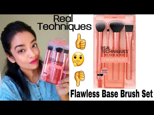 Real Techniques Flawless Base Set - Makeup Brush Set