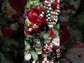 Raz Eric Cortina 6' Red and White Reflector Glass Christmas Garland G4653172