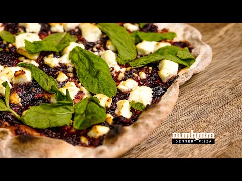 Dessert Pizza Recipe Using A Homemade Lipote Fruit Compote