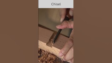 Woodworking ASMR: Perfect Chisel Slice! 🎶 #shorts