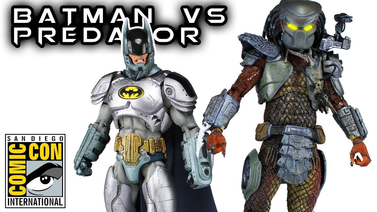 NECA BATMAN vs PREDATOR SDCC Exclusive Dark Horse 2 Pack Action Figure  Review - YouTube