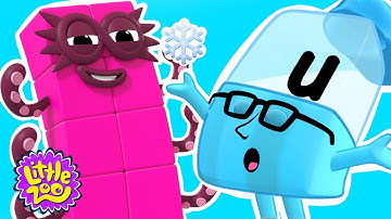 Snowy Weather with the Alphablocks and Numberblocks | Animations for Kids | @LittleZooTV