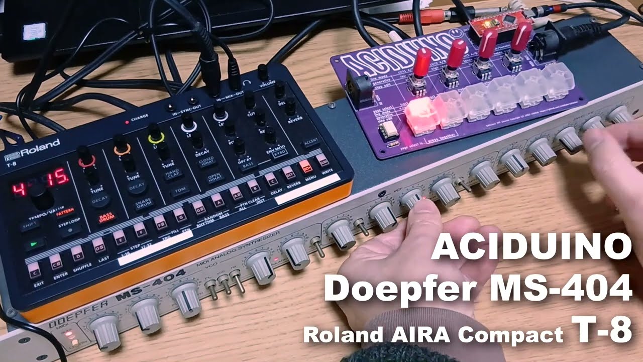 Doepfer MS-404, ACIDUINO - YouTube