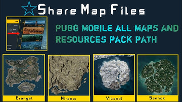 How to transfer Pubg mobile map files, pubg mobile all maps and resources pack path.