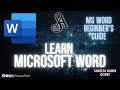 Introduction to microsoft word for beginners  it tips  suneeza