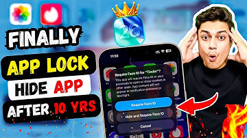Finally! iOS 26 App Lock & Hide Apps Feature on iPhone