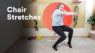 20 Min Feel Good Seated Stretches  Chair Exercises for Full Body Tension Relief