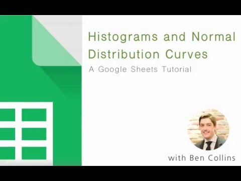 Histograms and Normal Distribution curves in Google Sheets