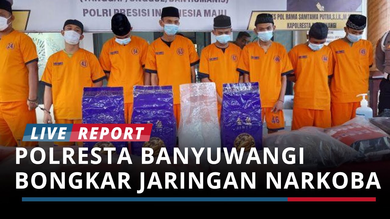 Polresta Banyuwangi Bongkar Jaringan Narkoba, Sita 4,4 Kg Sabu dan Ribuan Ekstasi