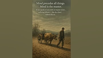 1."The Power of Your Mind-How Thoughts Shape Your Reality"/Mirror of success #Dhammapada #motivation