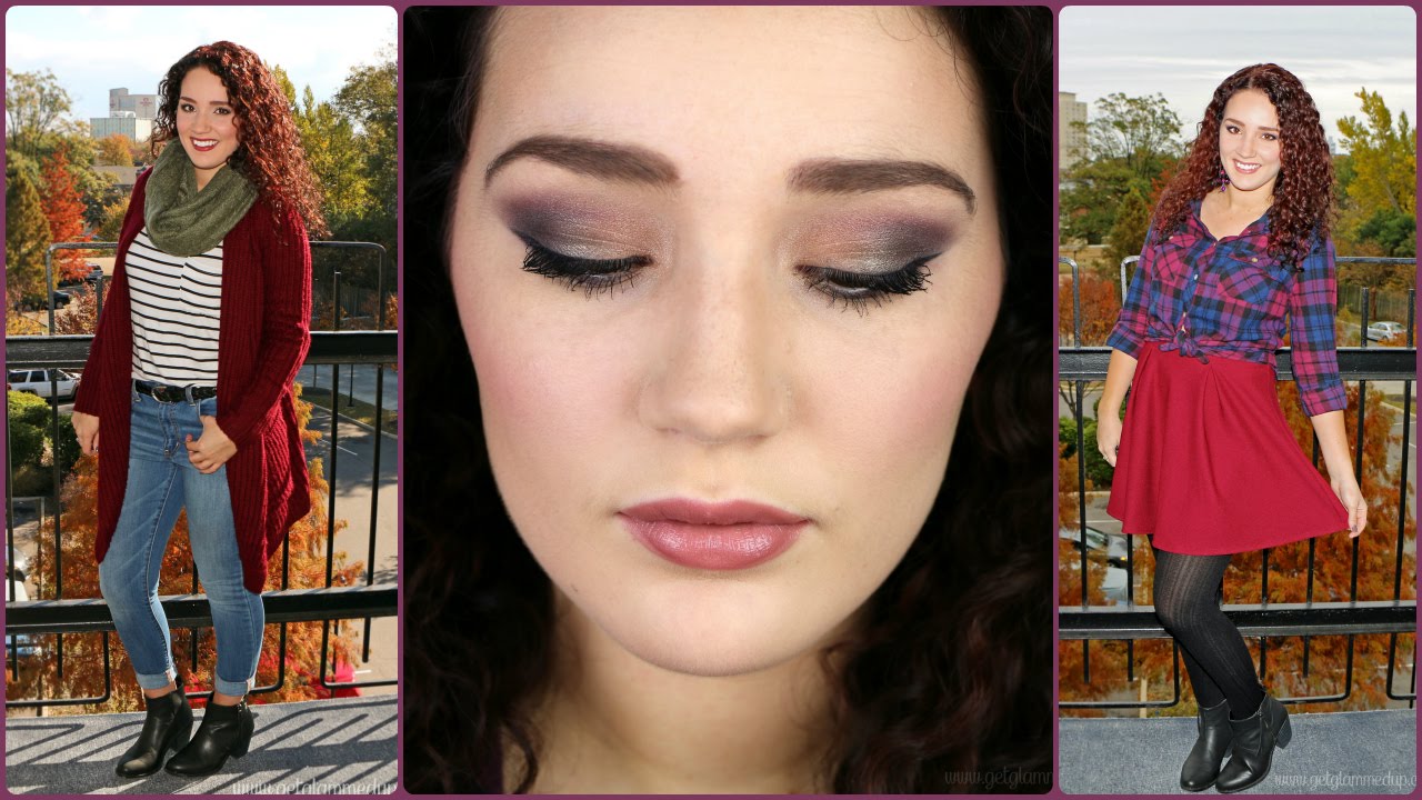 Thanksgiving Makeup Tutorial & 2 Outfit Ideas- Casual ...