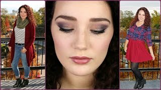 Thanksgiving Makeup Tutorial & 2 Outfit Ideas- Casual & Glam #BeautyCommunityUnite