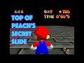 GETTING ON TOP OF PEACH&#39;S SECRET SLIDE | Mario 64 - 3D All-Stars